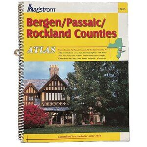 Hagstrom Bergen/Passaic/Rockland Counties Atlas, 2001